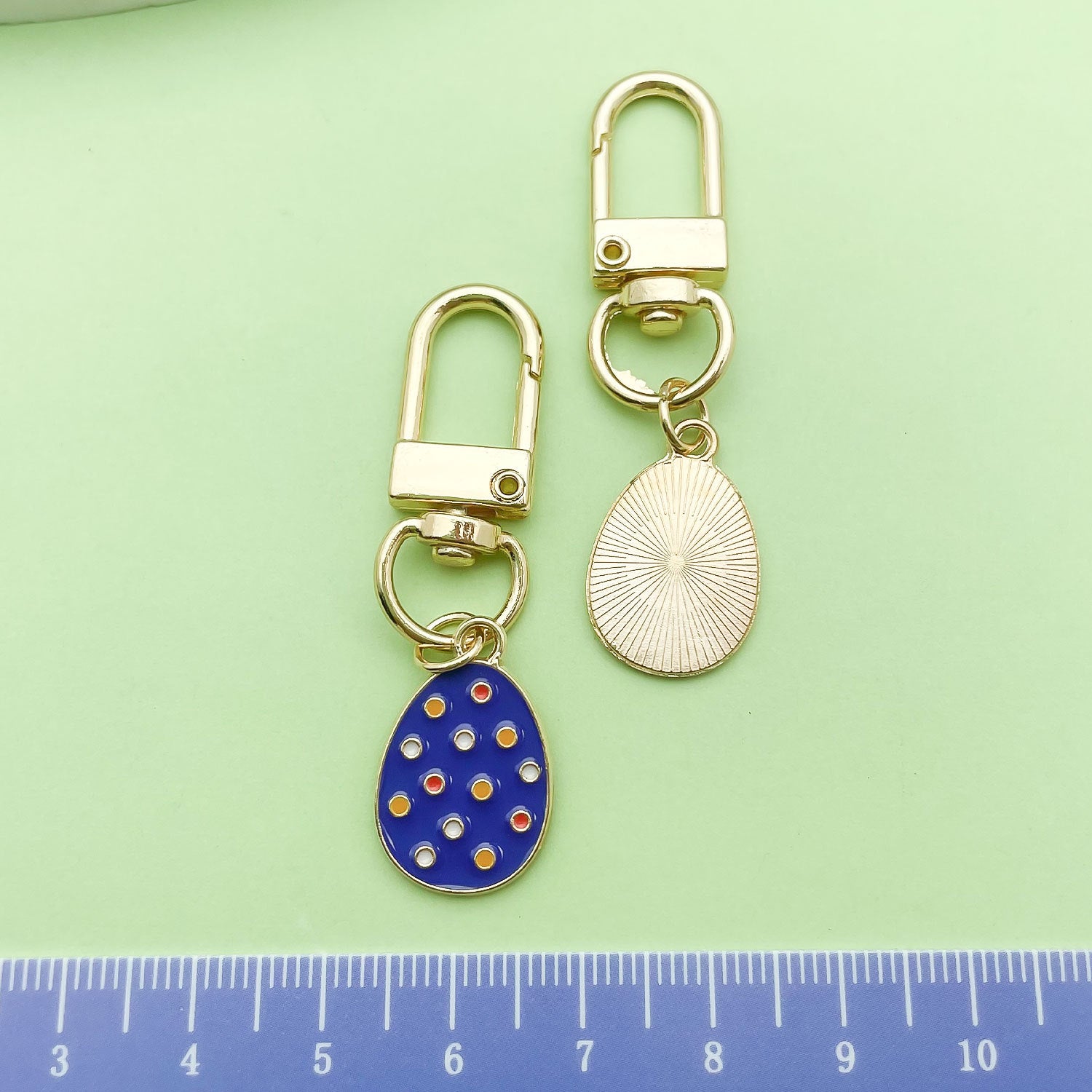 Easter Egg Alloy Keychain Bag Charm Cute Gift