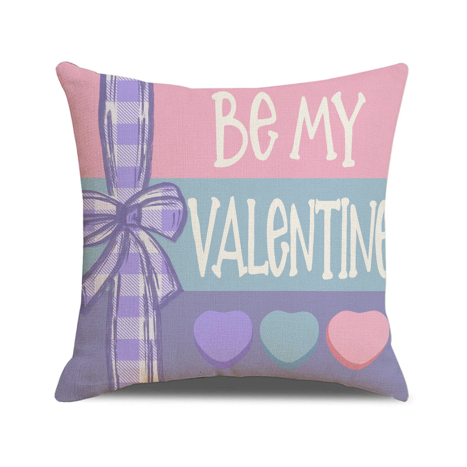 Valentine Candy Heart Pillow Covers Romantic Home Decor