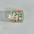 Christmas Ice Cube Squishy Clear Glitter Stress Toy
