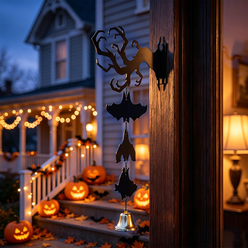 Acrylic Halloween Bat Garland Hanging Wall Decoration