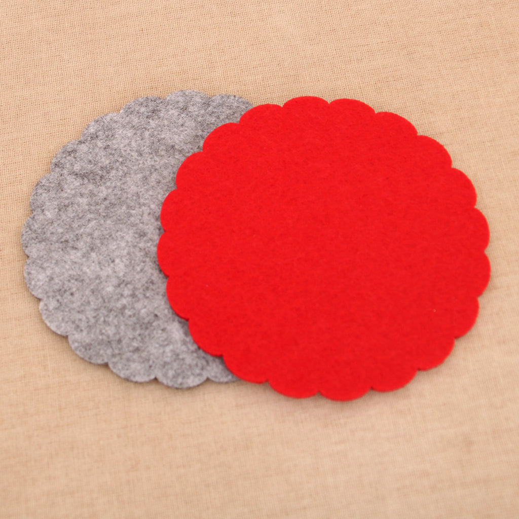 Christmas Felt Coaster Holiday Table Decor