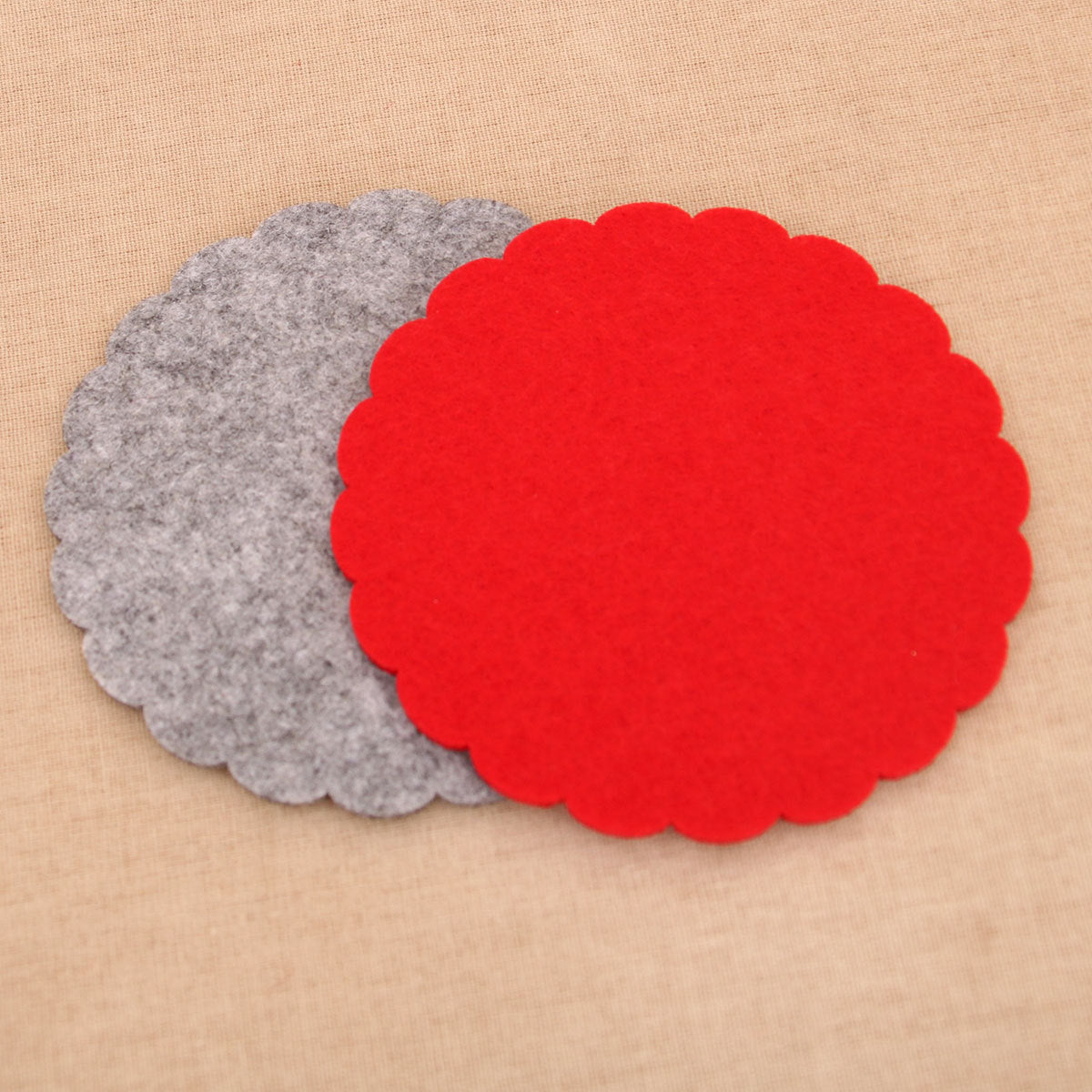 Christmas Felt Coaster Holiday Table Decor