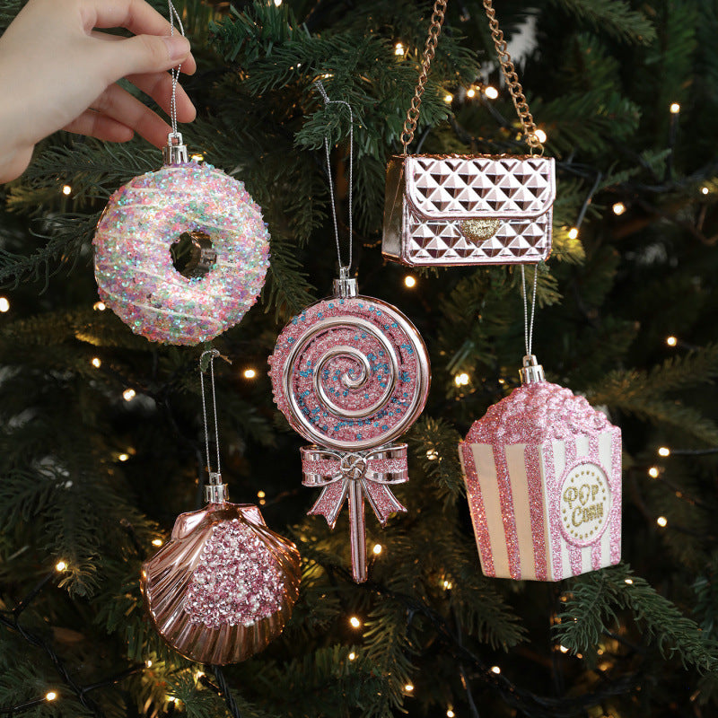 PVC Christmas Hanging Ornaments Festive Holiday Tree Decor