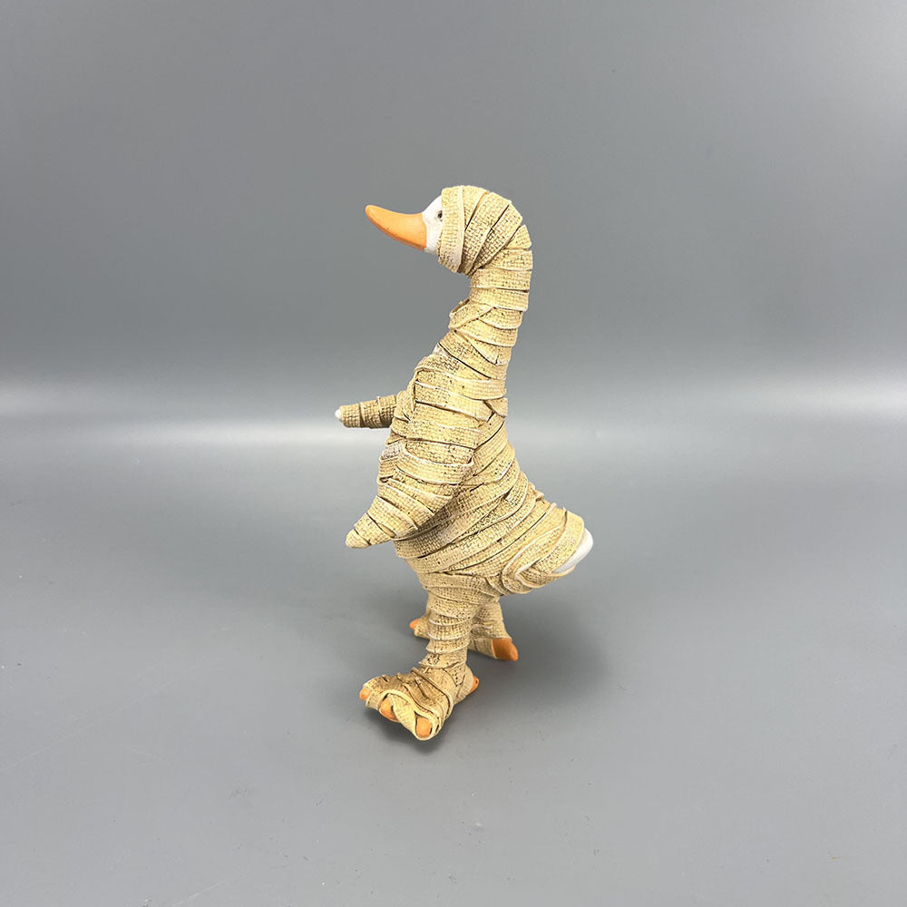 Resin Halloween Duck Figurine Seasonal Tabletop Decor