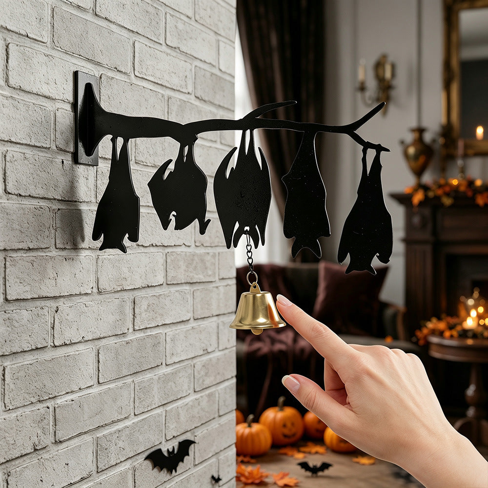 Acrylic Halloween Bat Garland Hanging Wall Decoration