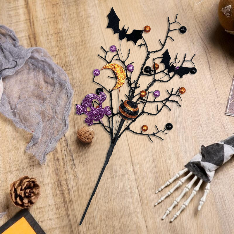 Halloween Black Branch Decorative Stem for Vase