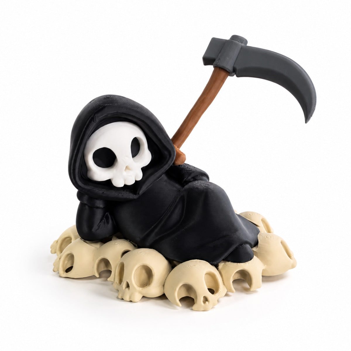 3D Printed Halloween Grim Reaper Decoration Keychain