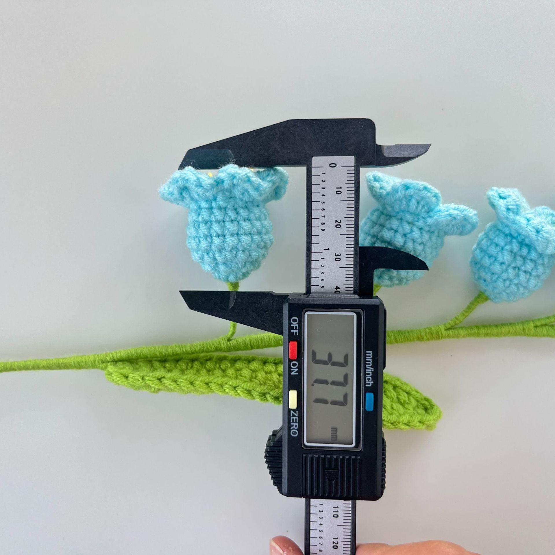 Handmade Crochet Lily of the Valley Stem Floral Decor