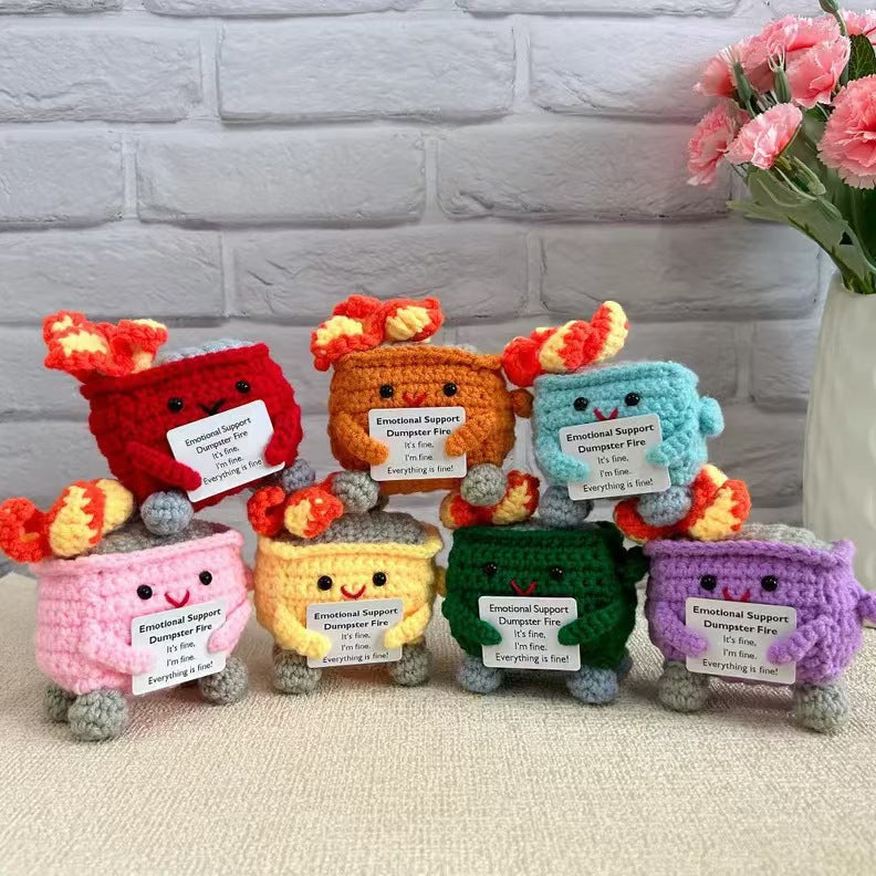 Valentine’s Day Emotional Support Crochet Plush Cute Gift