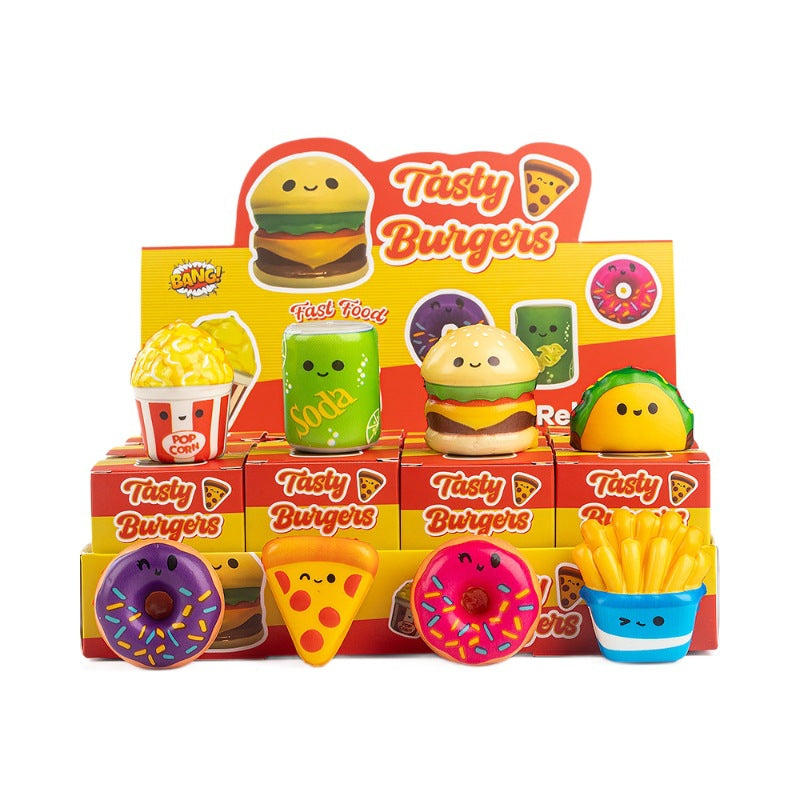 Fast Food Squishy Slow Rising Stress Relief Toy Set