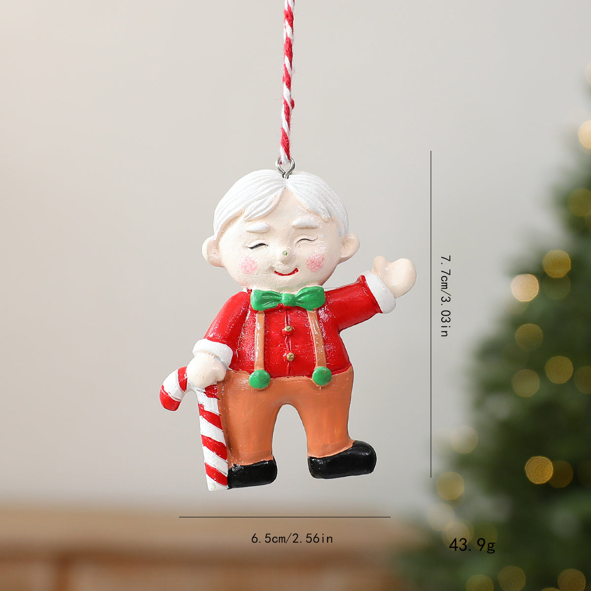 Christmas Resin Hanging Ornament Holiday Tree Decor Design