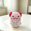 Handmade Crochet Animal Figurine Desk Ornament Home Decor