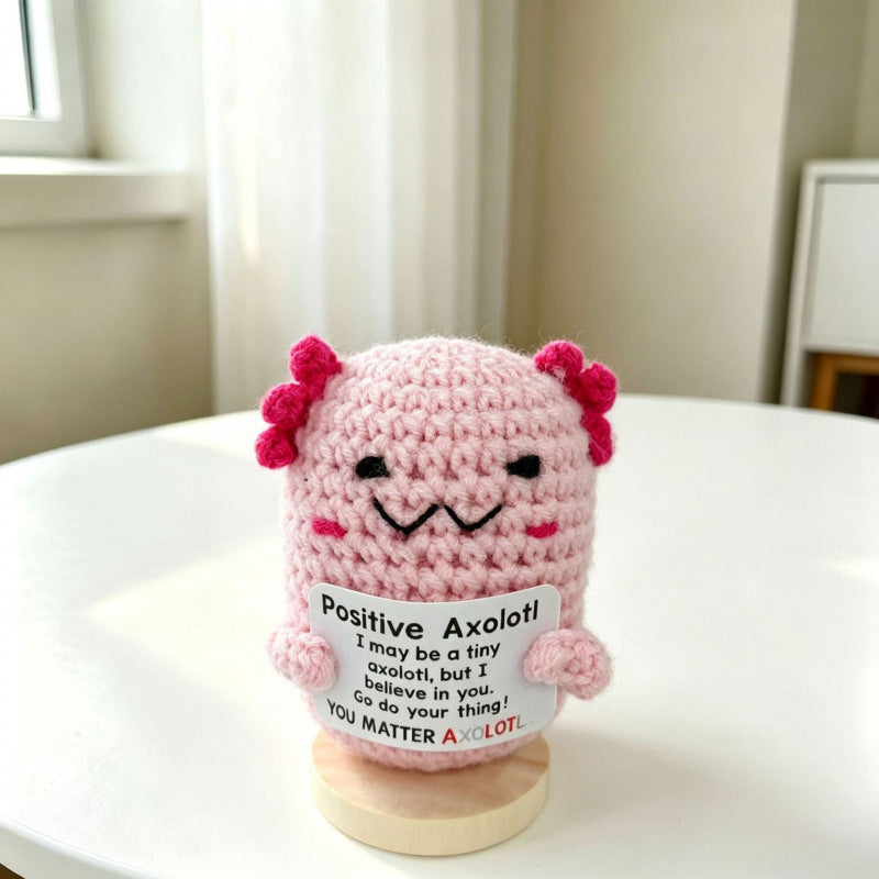 Handmade Crochet Animal Figurine Desk Ornament Home Decor
