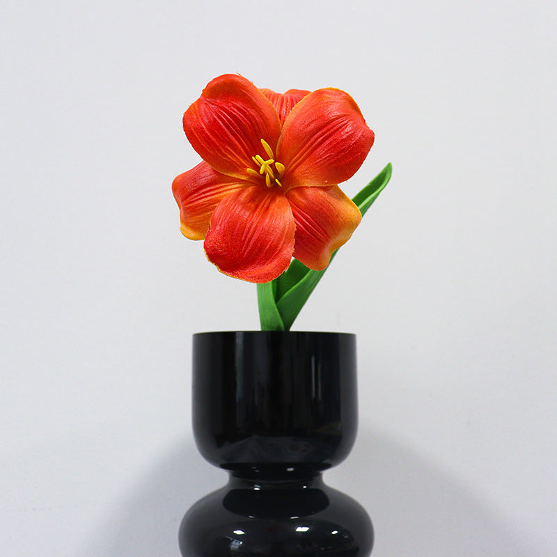 Artificial Magnolia Flower Bouquet Faux Floral Home Wedding Decor