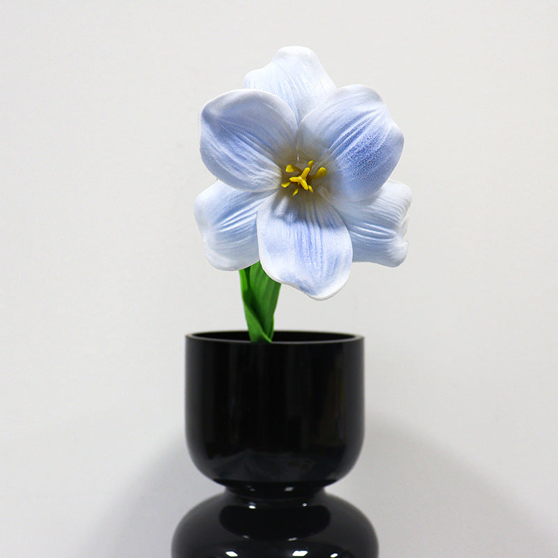 Artificial Magnolia Flower Bouquet Faux Floral Home Wedding Decor