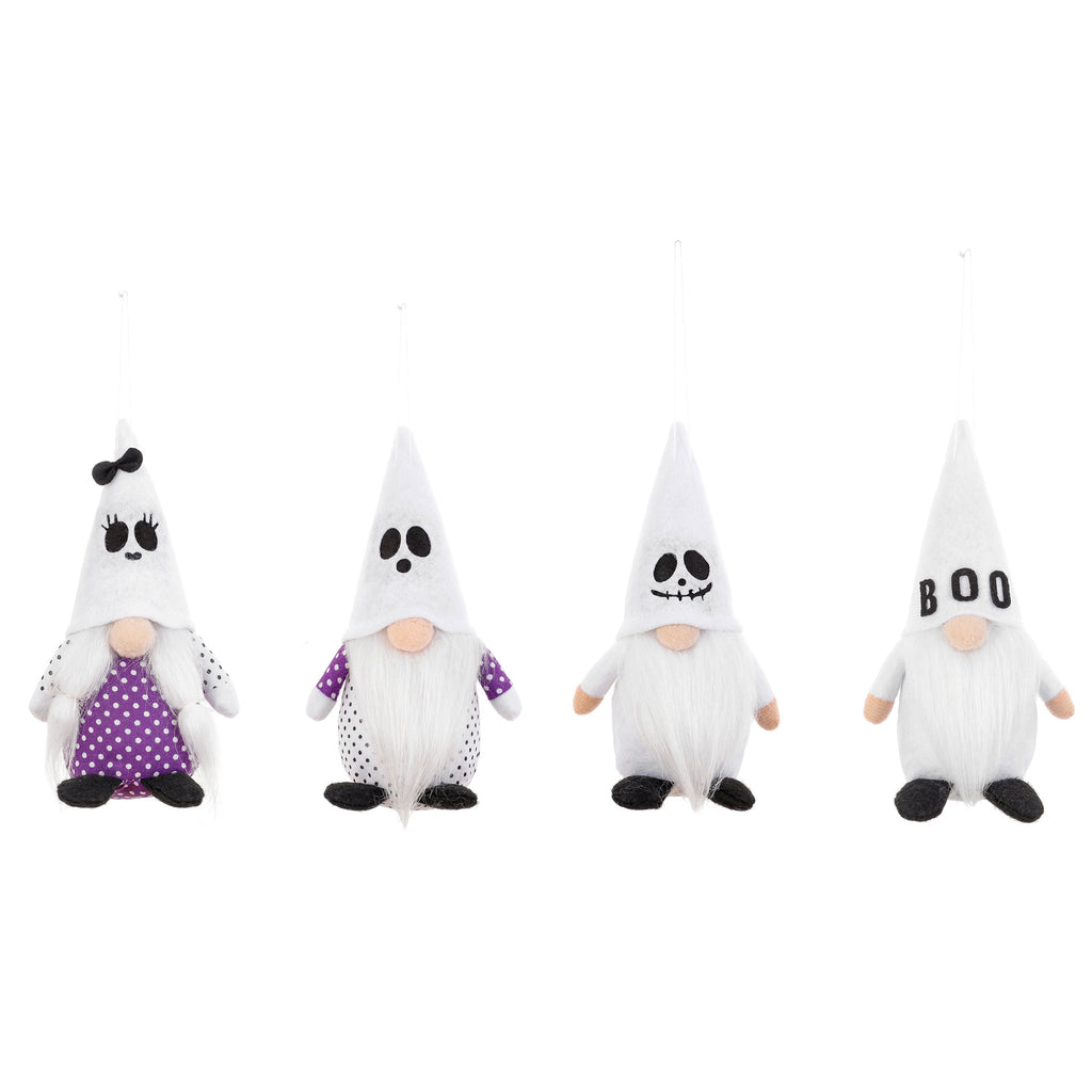 Halloween Ghost Gnome Witch Hat Decor Plush Shelf Sitters