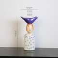 Nordic Cartoon Ceramic Vase Home Desk Flower Decor