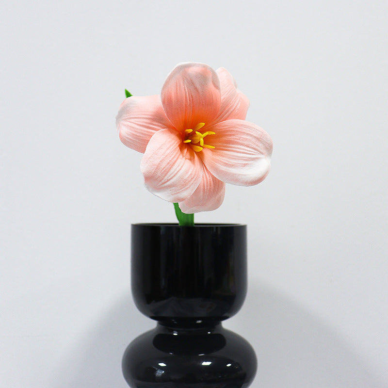 Artificial Magnolia Flower Bouquet Faux Floral Home Wedding Decor