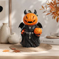 Halloween Pumpkin Devil Resin Figurine Home Decor