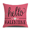 Valentine Gnome Heart Throw Pillow Covers Rustic Home Decor