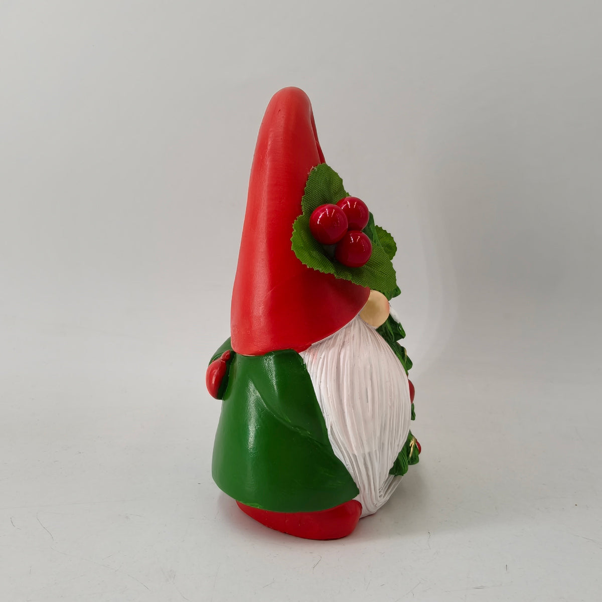 Resin Christmas Gnome Santa Tabletop Holiday Decor Figurine