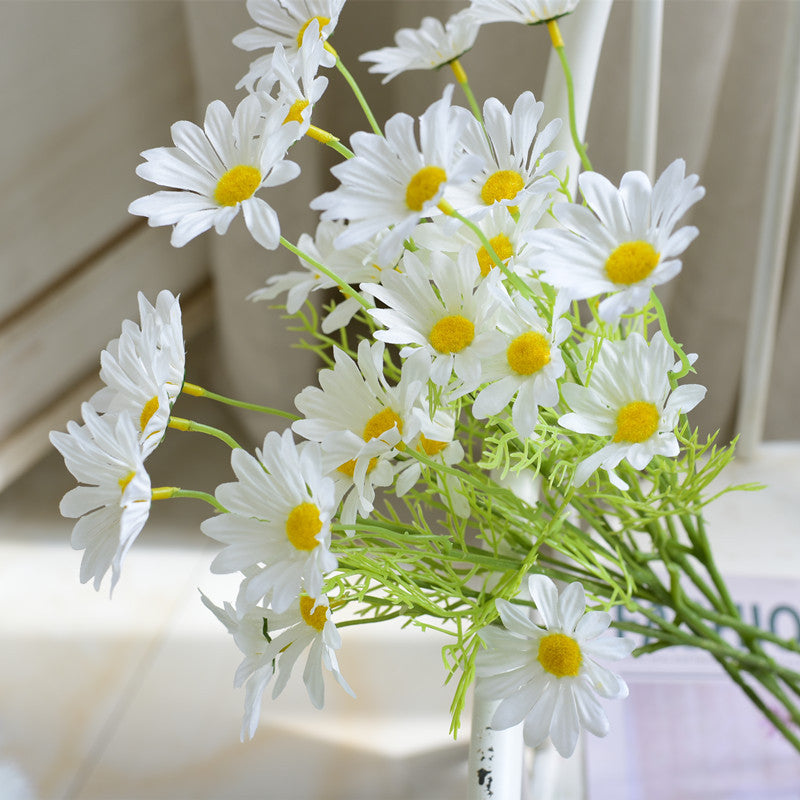 Faux Daisy Flower Stem Chamomile Floral Decor