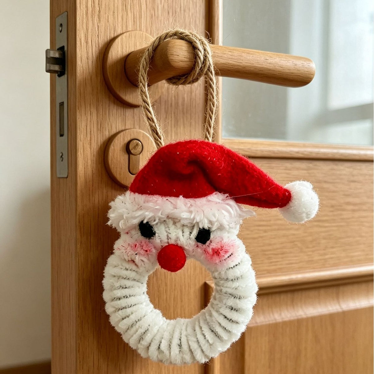 Mini Christmas Wreath Ornament Holiday Tree Hanging Decor