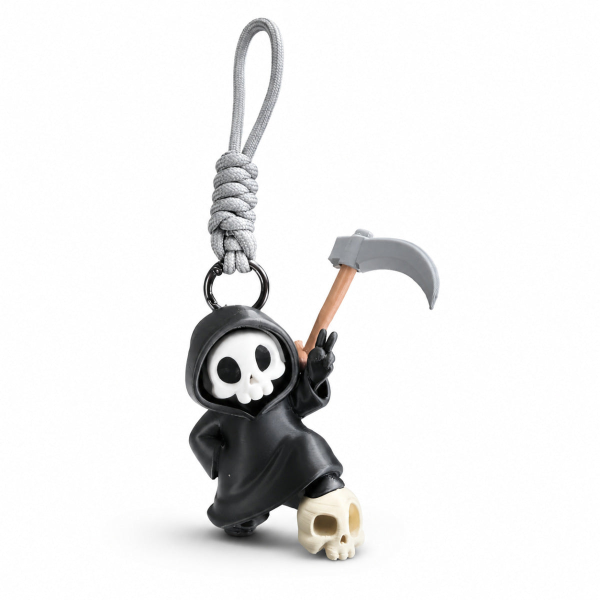 3D Printed Halloween Grim Reaper Decoration Keychain