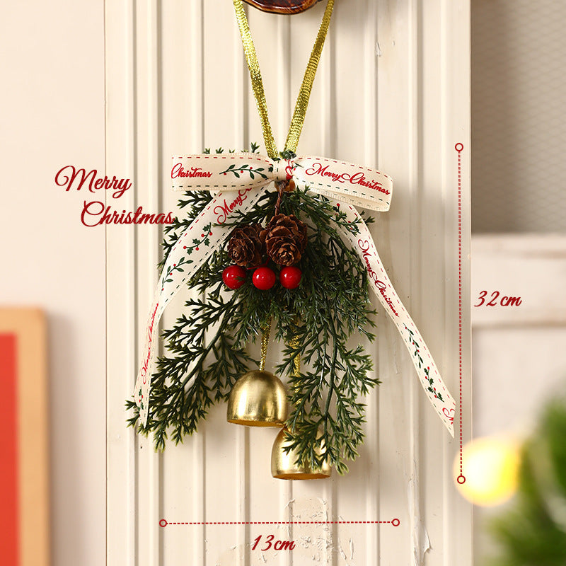Christmas Hanging Bell Ornament Holiday Door Tree Decor