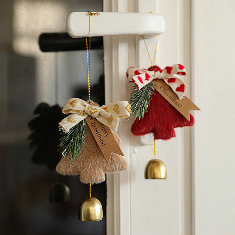 Plush Fabric Christmas Tree Hanging Ornament Decoration