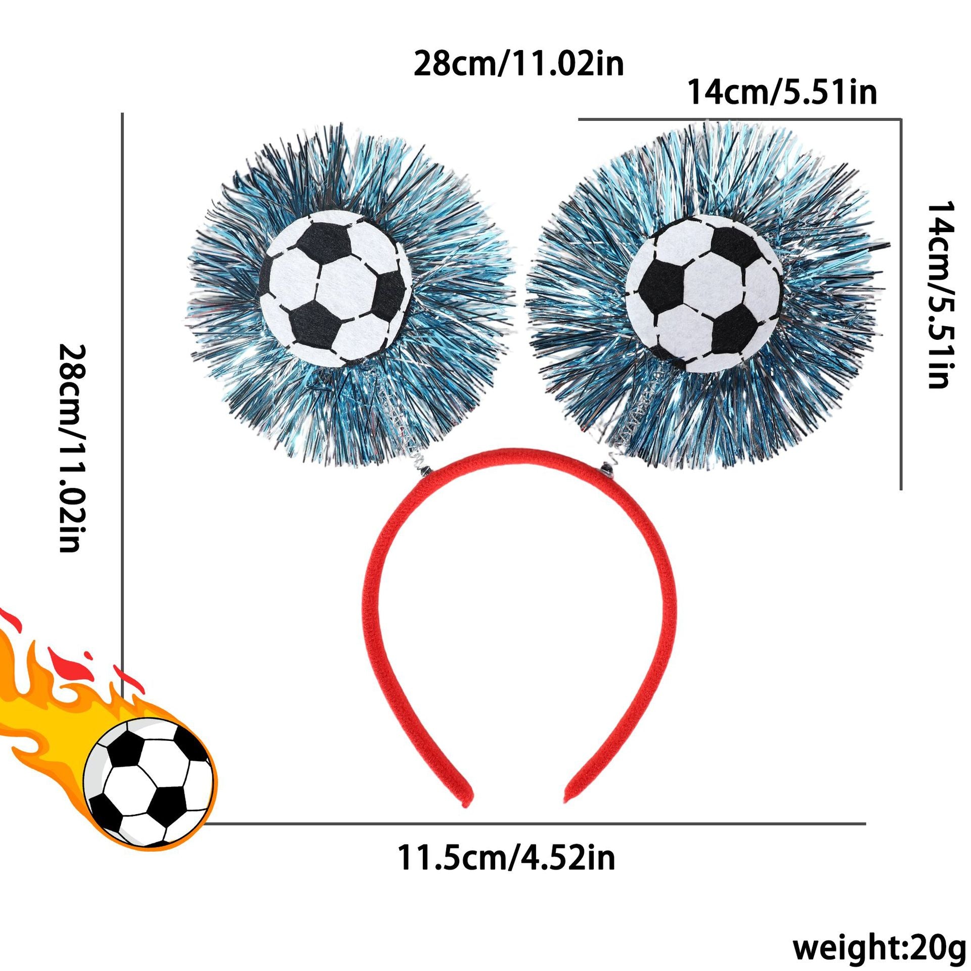 World Cup Football Headband Soccer Fan Party Accessory