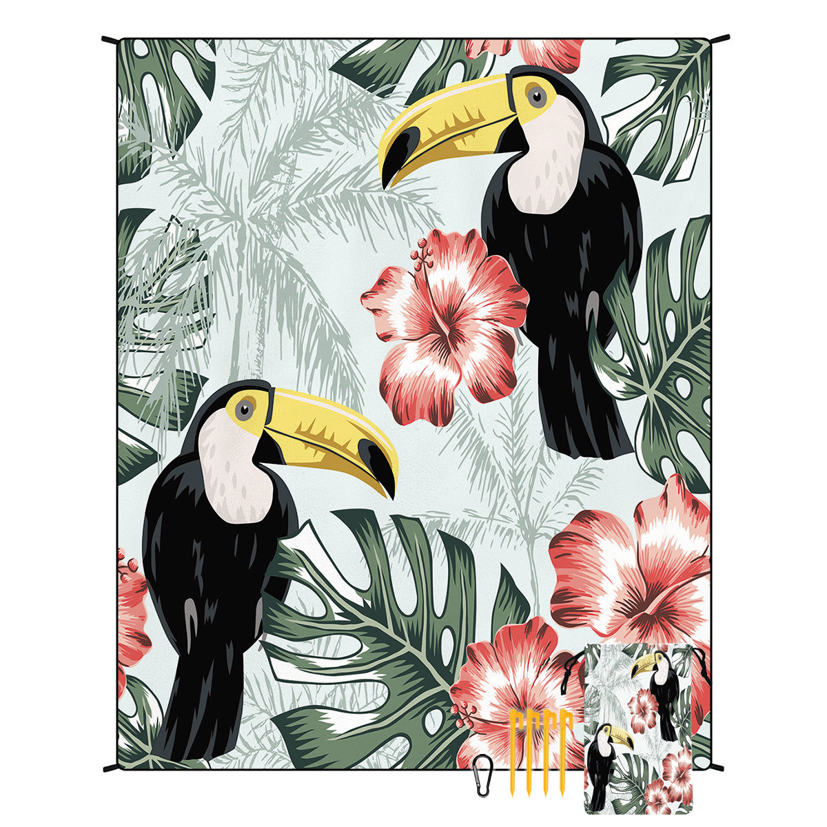 Boho Outdoor Beach Blanket Large Picnic Camping Mat