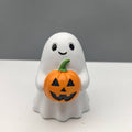 Halloween Ghost Pumpkin Resin Figurine Holiday Table Decor