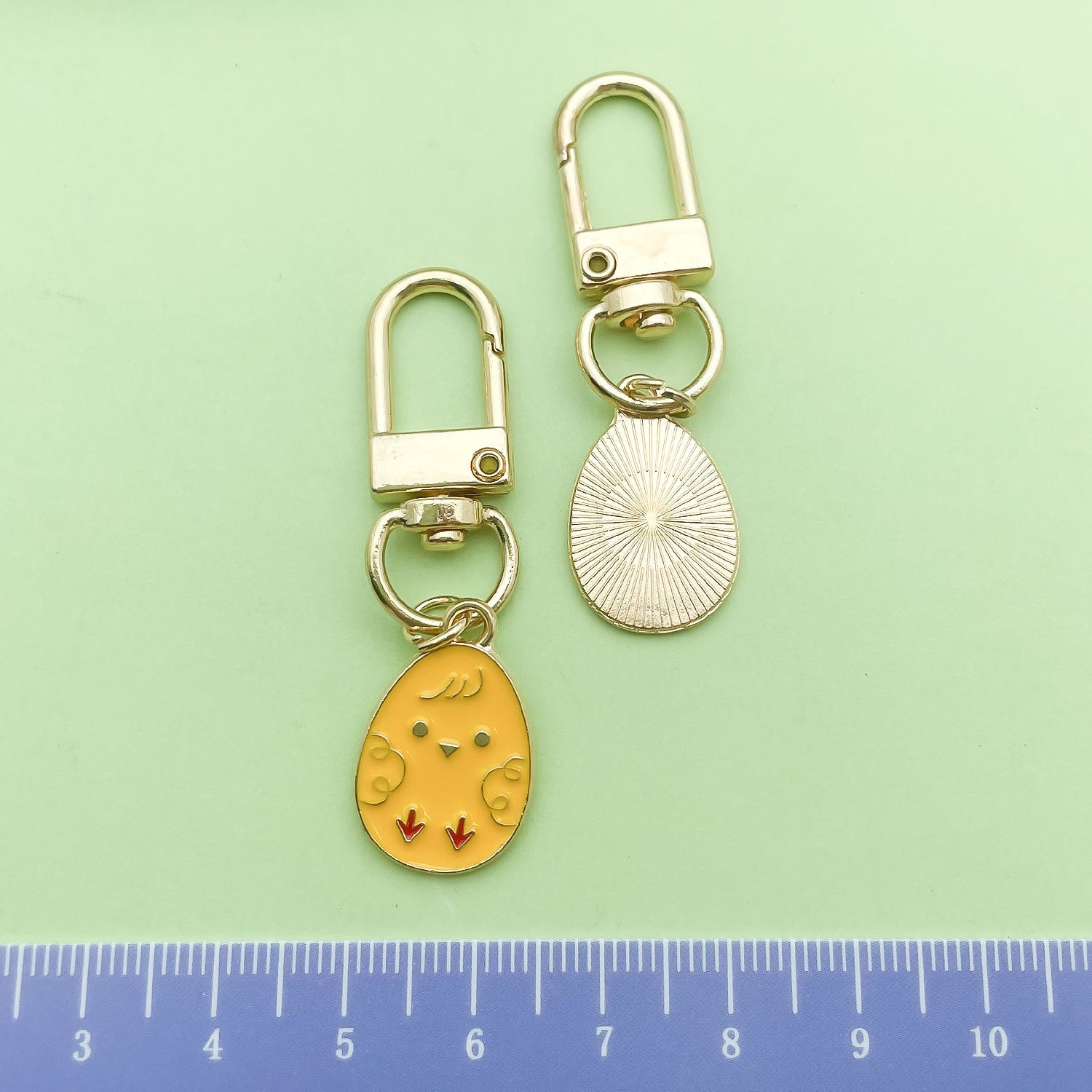 Easter Egg Alloy Keychain Bag Charm Cute Gift
