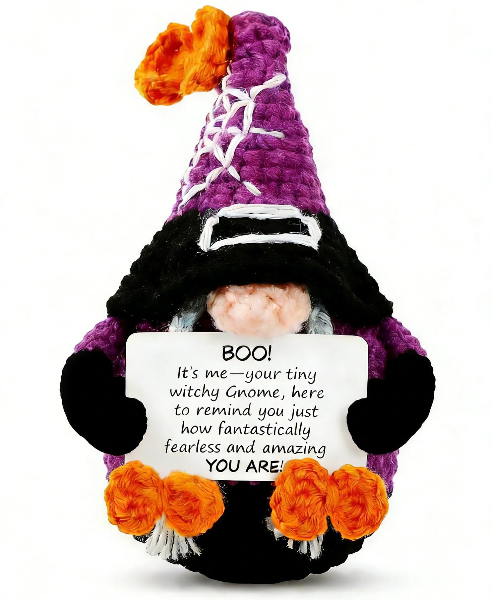 Handmade Crochet Gnome Plush Seasonal Gift Decor