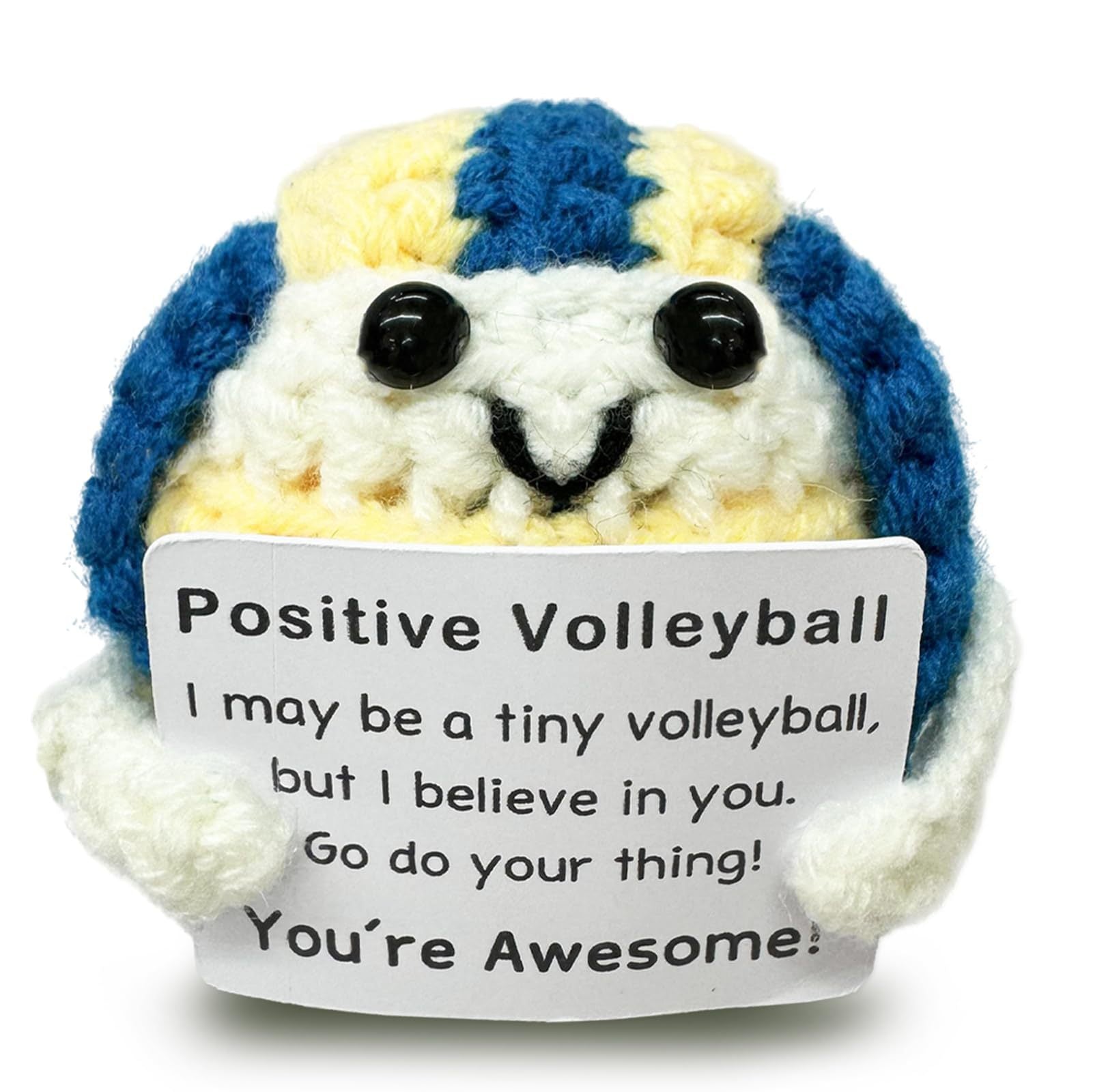 Handmade Crochet Sports Plush Emotional Gift Toy