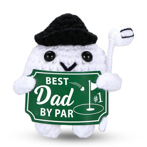 Handmade Crochet Golf Ball Plush Sports Gift Decor