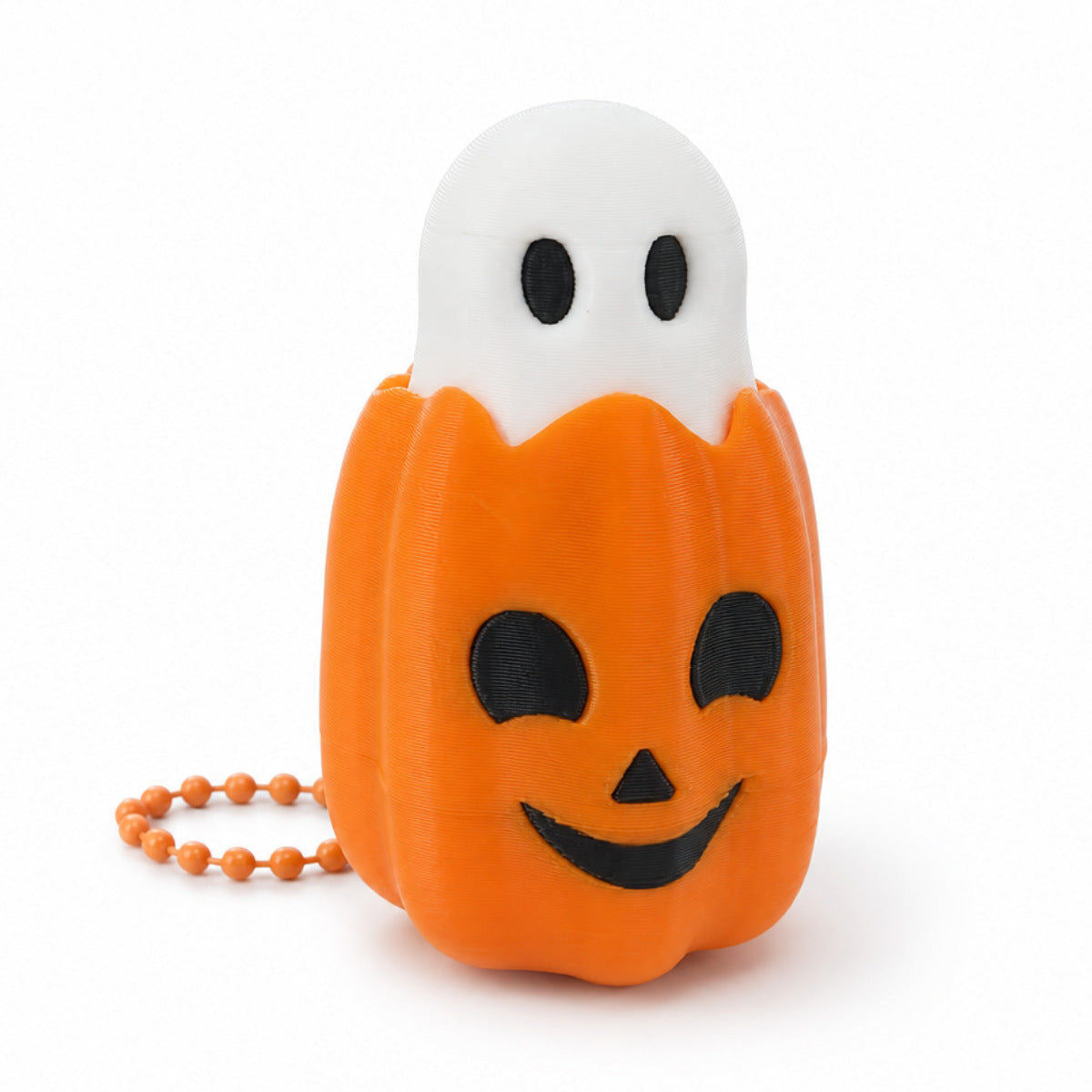 Halloween Clicker Fidget Toy Ghost Stress Relief Keychain