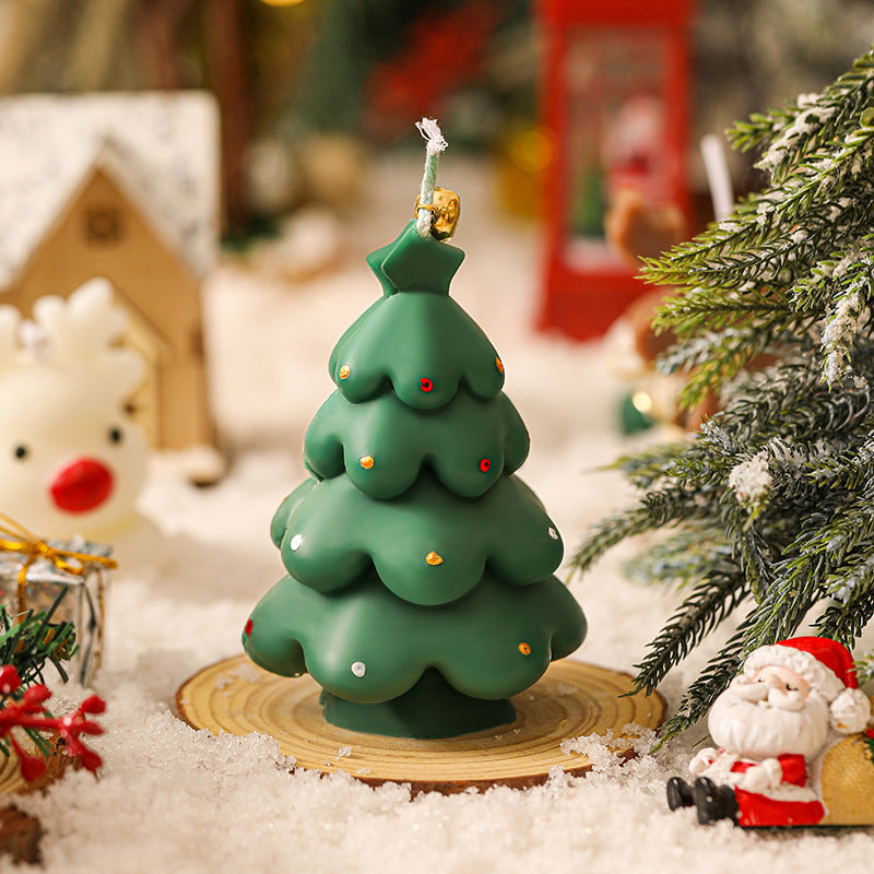 Christmas Tree Scented Candle Soy Wax Blend Holiday Home Decor