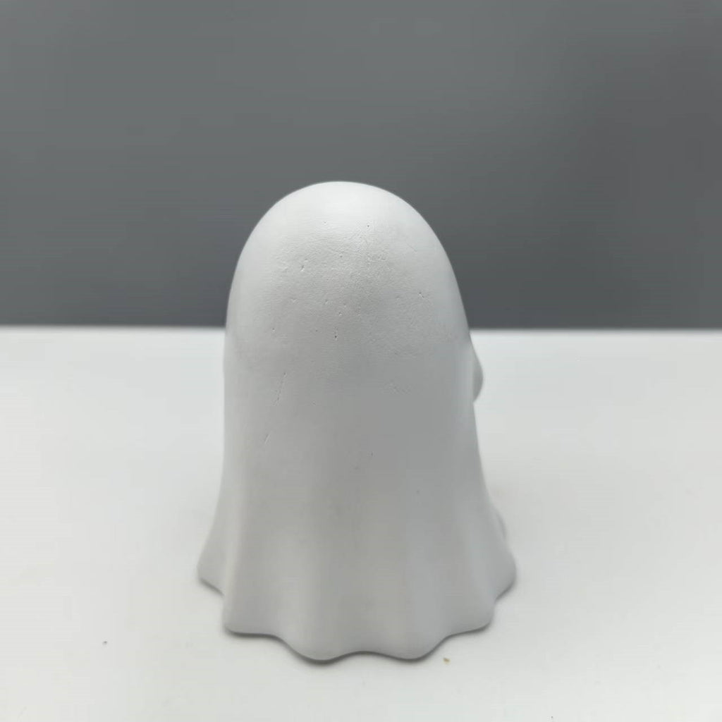 Halloween Ghost Pumpkin Resin Figurine Holiday Table Decor