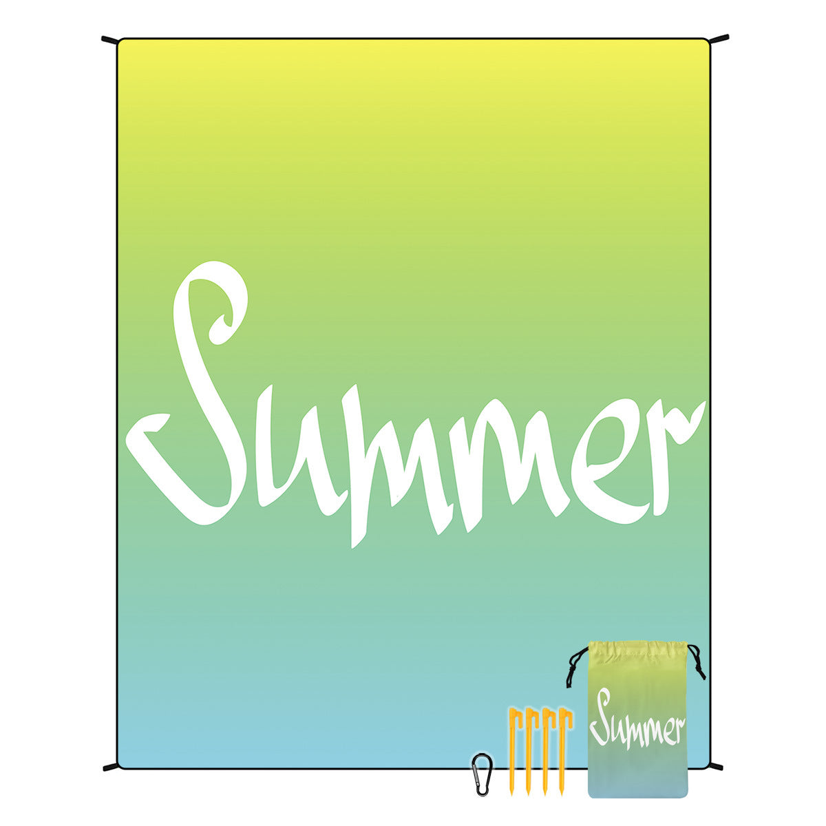 Boho Outdoor Beach Picnic Blanket Waterproof Windproof Mat