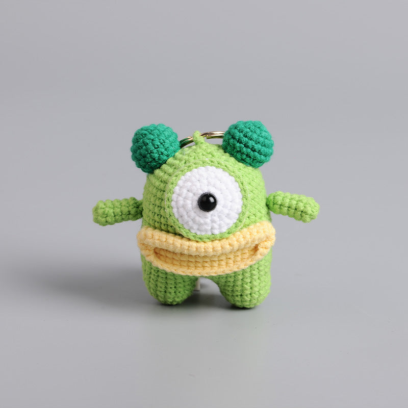 Crochet Animal Keychain Cute Handmade Plush Bag Charm