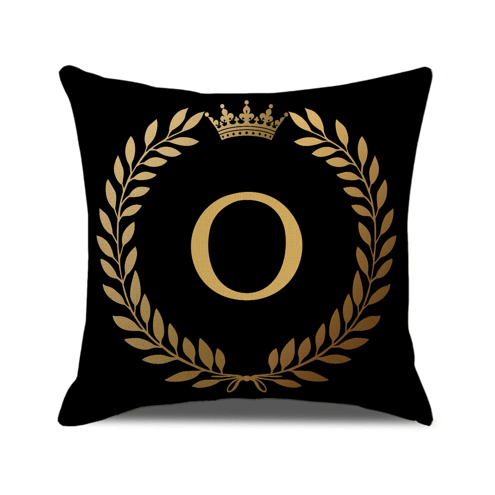 Valentine Home Decor Black Gold LOVE Letter Pillow Cover