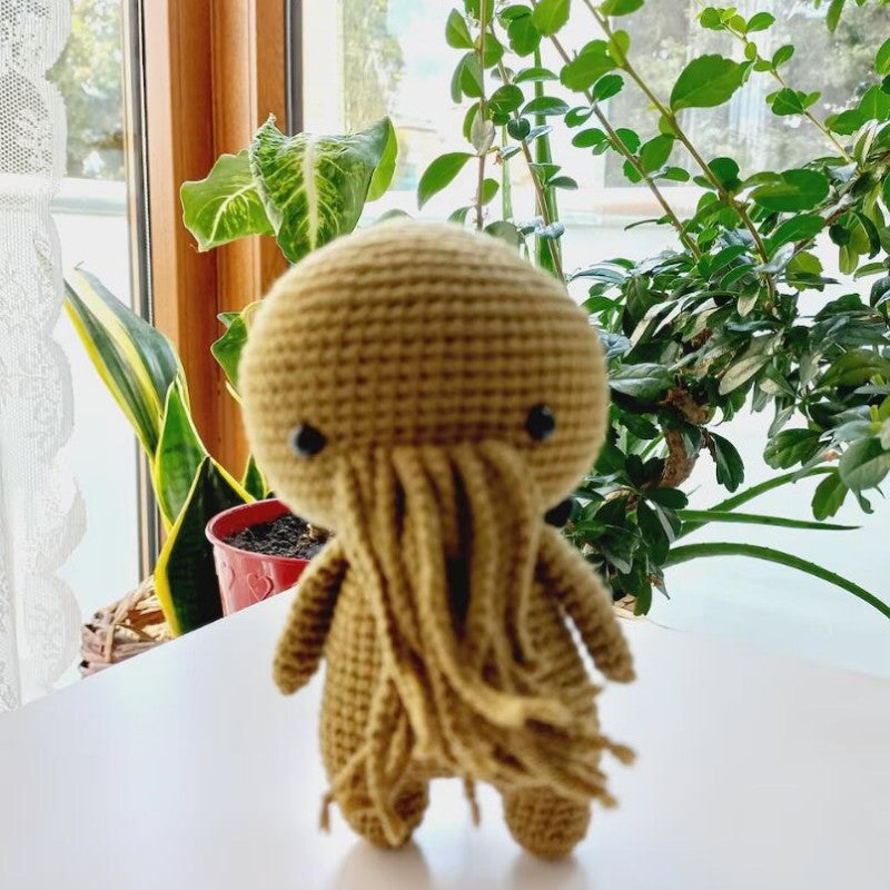Handmade Crochet Halloween Plush Character Decor
