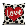Valentine’s Day Heart Throw Pillow Covers Cute Love Decor
