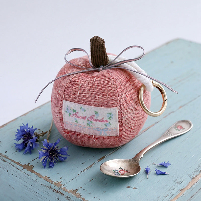 Christmas Fabric Apple Plush Ornament Holiday Seasonal Decor