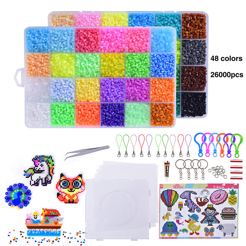 2.6mm Fuse Beads EVA Pixel Art Craft Kit DIY Mosaic Set