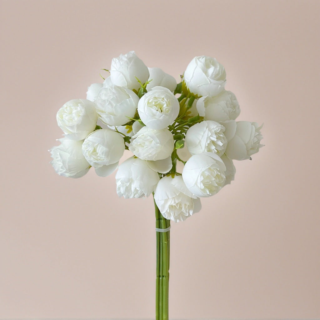 Valentine’s Day Faux Peony Bouquet Romantic Home Decor
