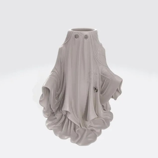 Halloween Ghost Flower Pot Resin Figurine Tabletop Decor