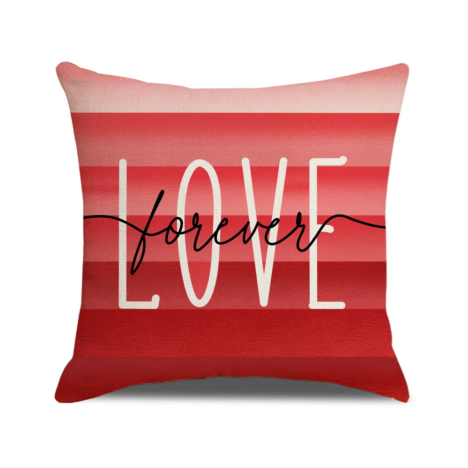 Valentine’s Day Red Heart Pillow Covers Set for Sofa Decor